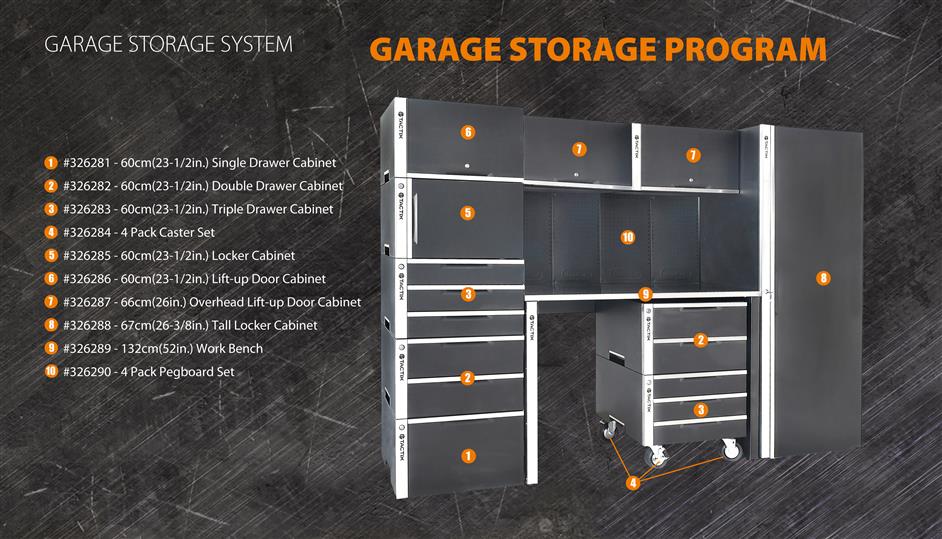 Tactix Garage Organizing Solutions
