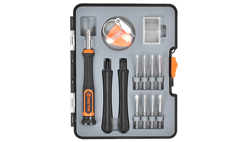 Jeu de 5 tournevis de précision +/00-1 -/2.4-3mm TACTIX